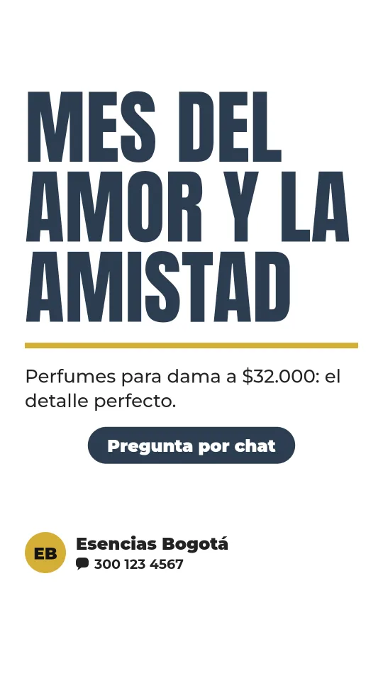 Ejemplo de historia para perfumes: Mes del amor y la amistad